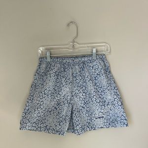 Patagonia Vintage Shorts Baggie Style 2002 Bubble Print Womens Retro Elastic